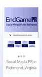 Mobile Screenshot of endgamepr.com